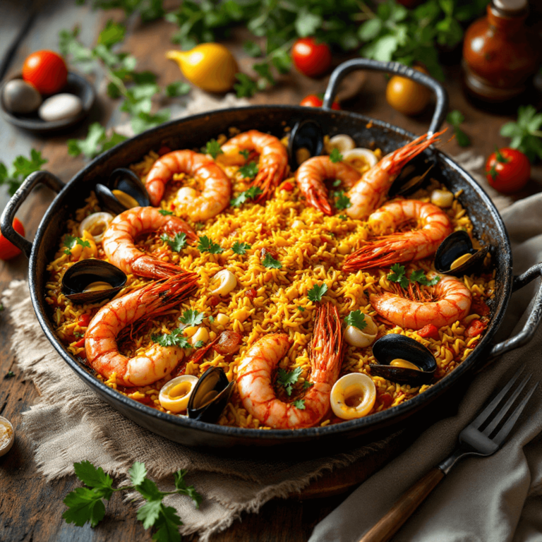 Seafood Paella